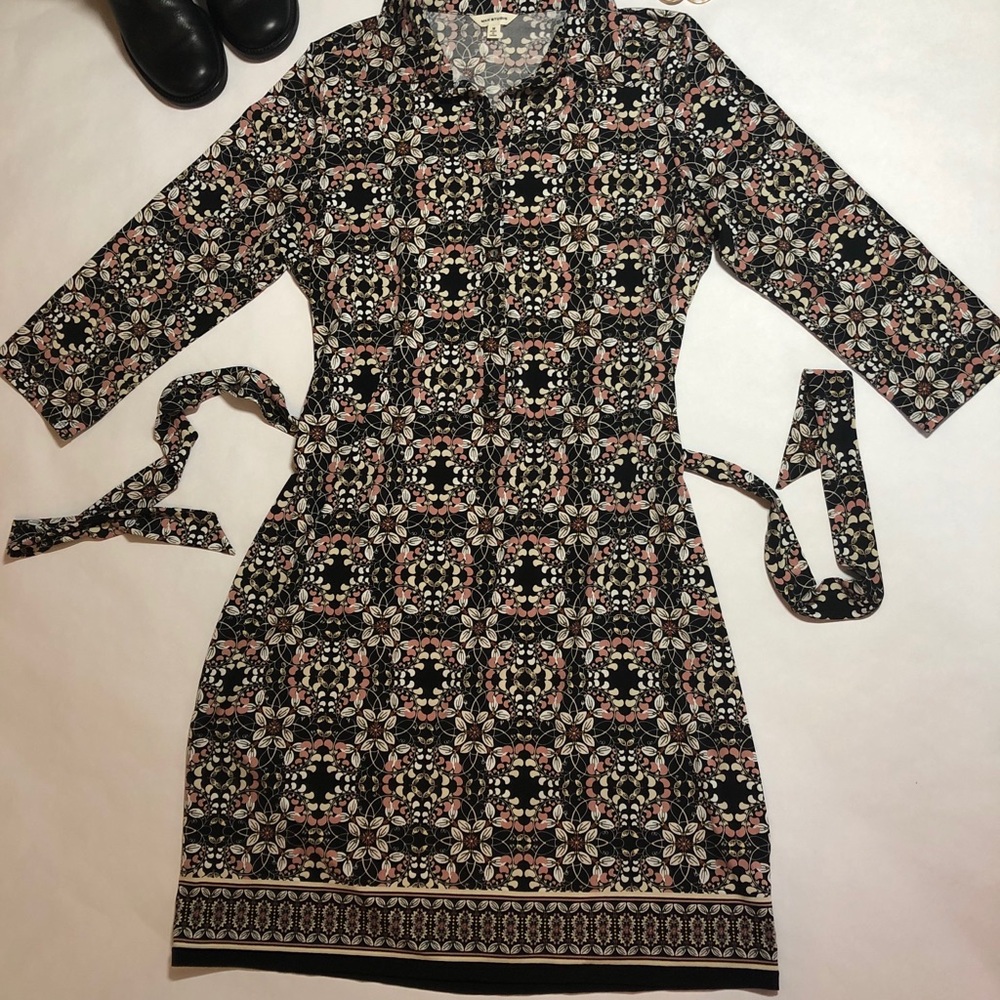 Max Studio Geometric/Floral Dress